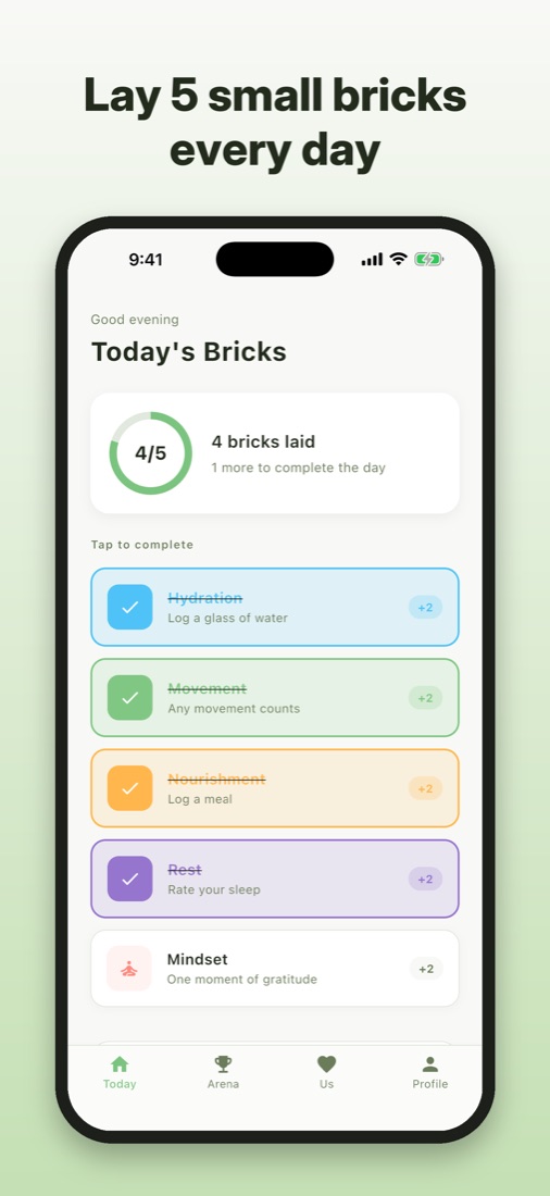 Today's five bricks